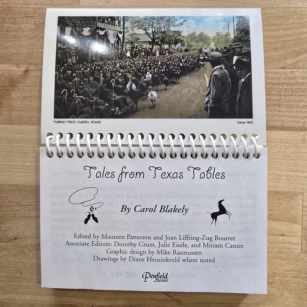 Tales From Texas Tables Recipes &‎ More Cookbook Carol Blakely Spiral Bound 2003